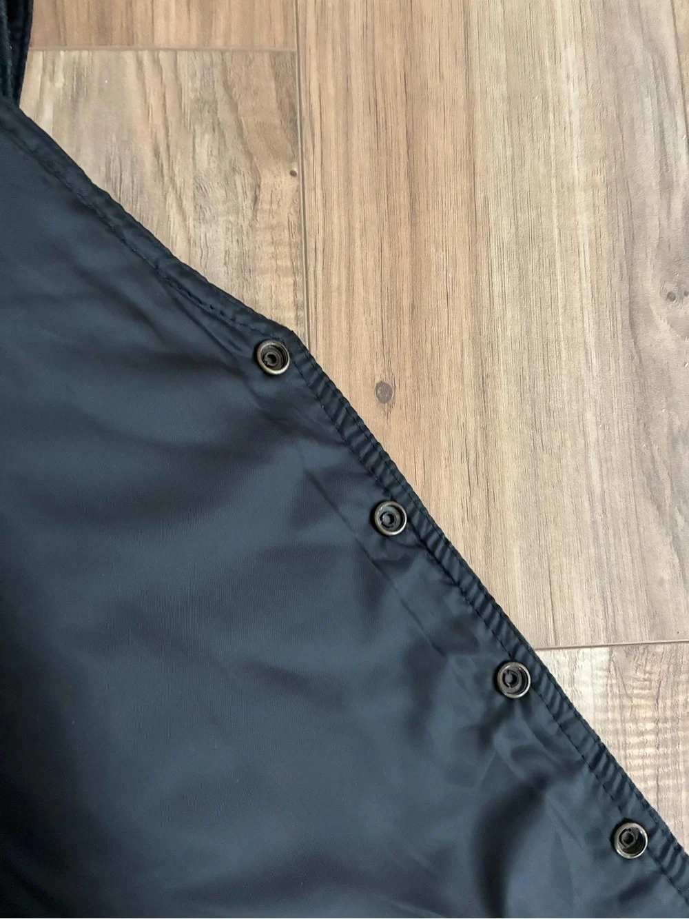 Italian Stone Design Genuine Leather Black Men's Vest Button Front Biker